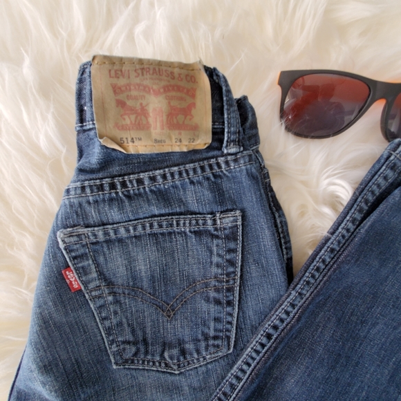 Levi's 514 Straight Jeans, Boys, Size 8 Reg - Picture 4 of 9